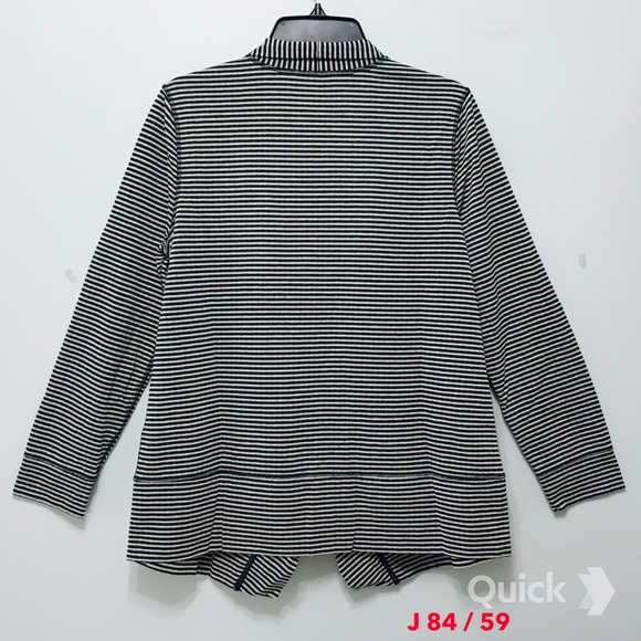 New Striped Pattern Long Sleeve Cardigan - Picture 5 of 10